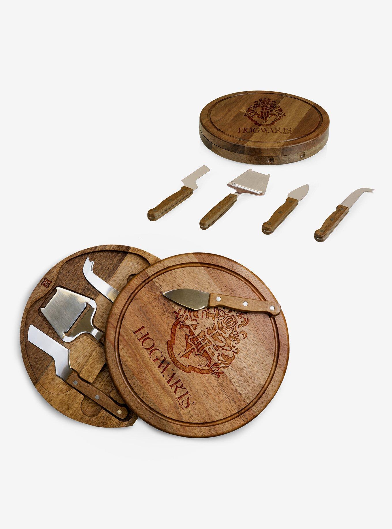 Harry Potter Hogwarts Acacia Cheese Board & Tools Set, , alternate