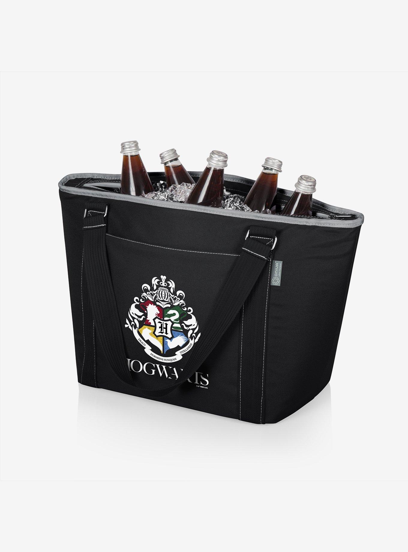 Harry Potter Hogwarts Crest Cooler Tote Black, , hi-res
