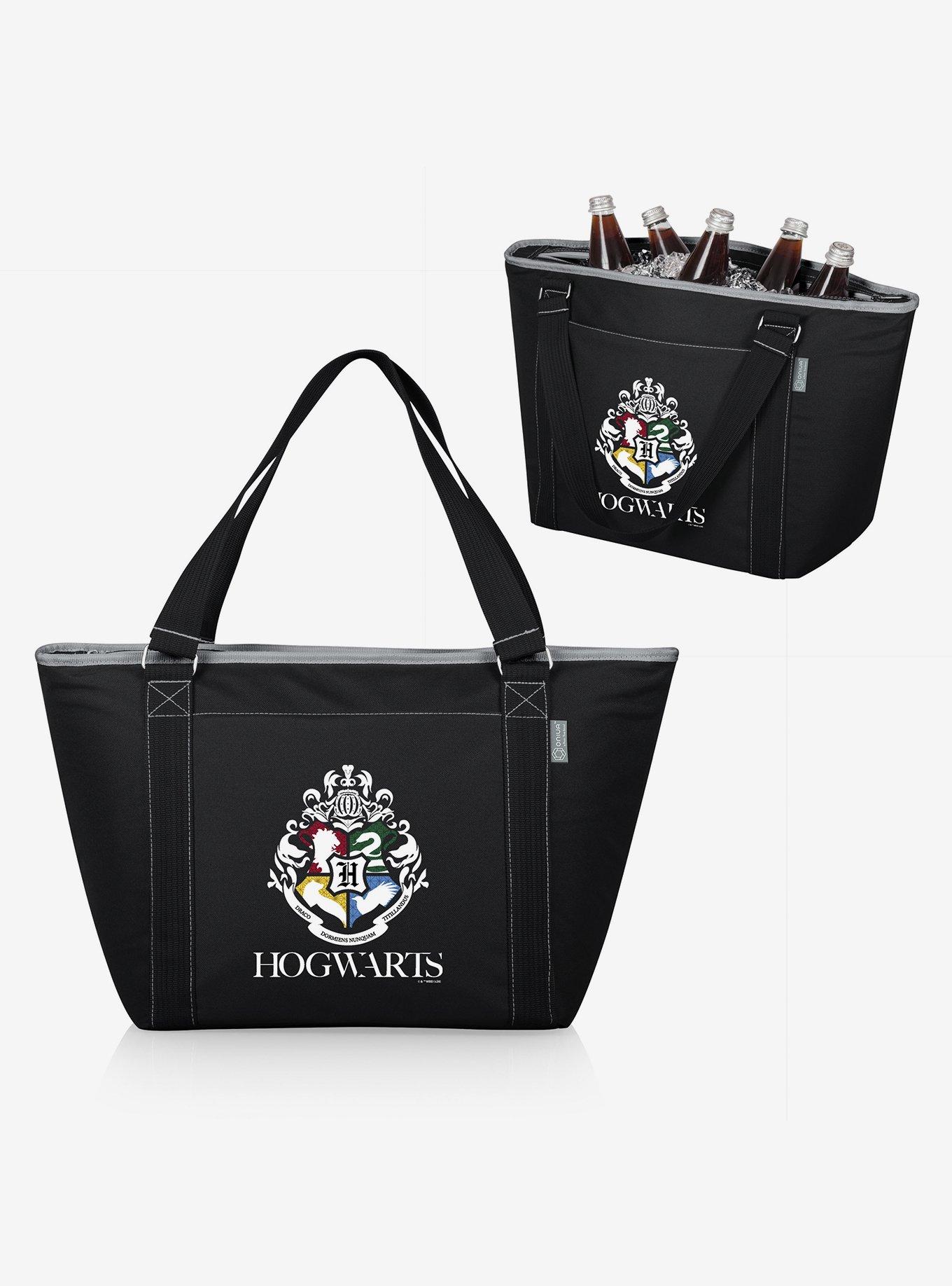 Harry Potter Hogwarts Crest Cooler Tote Black, , alternate