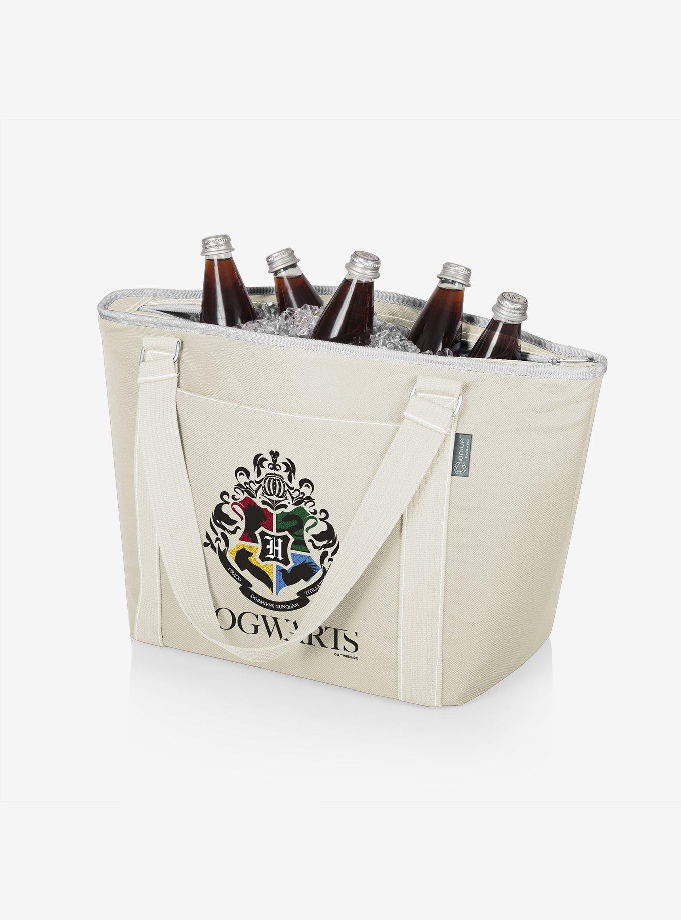 Harry Potter Hogwarts Crest Cooler Tote Sand