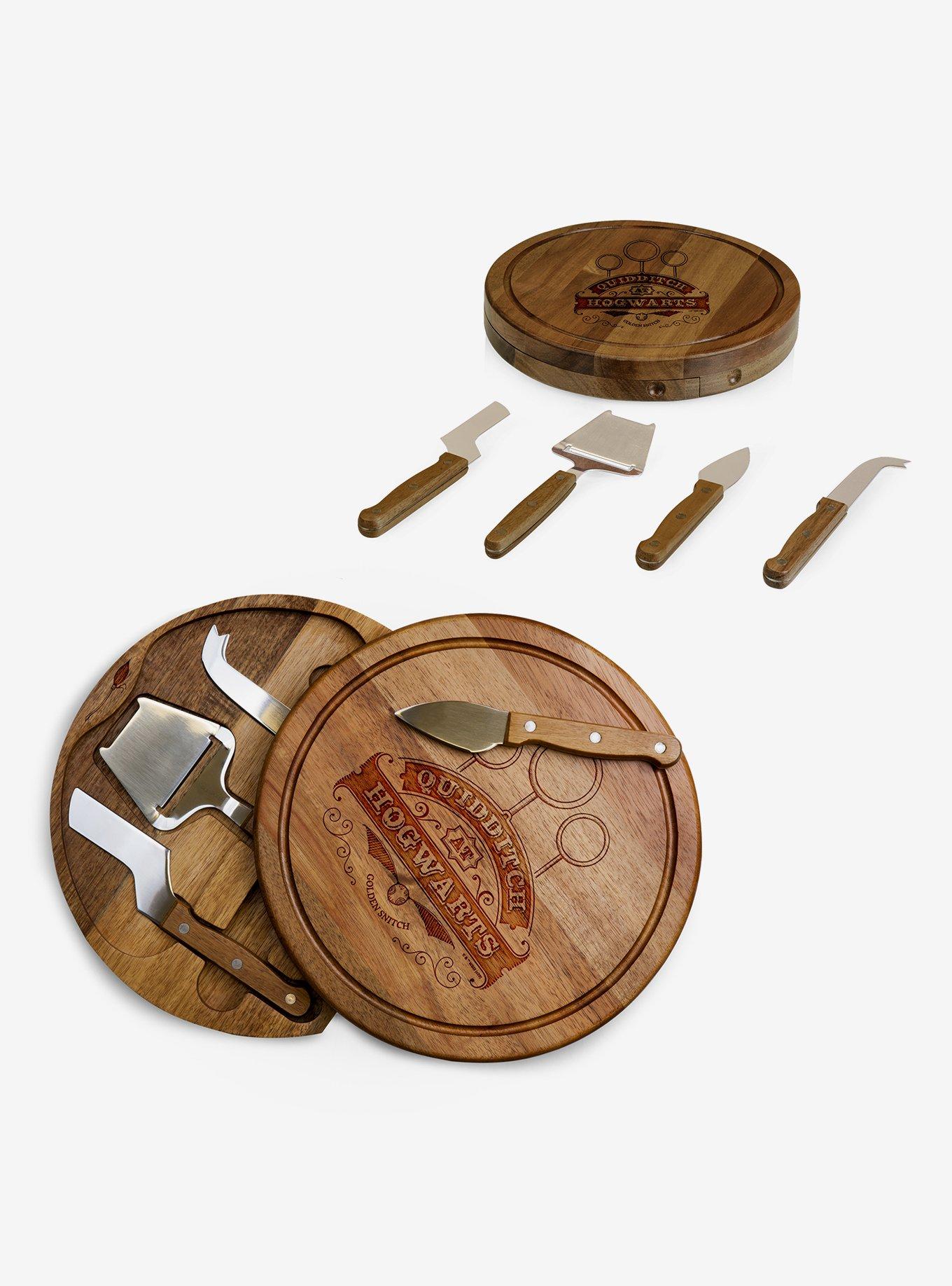 Harry Potter Quidditch Acacia Cheese Board & Tools Set, , alternate