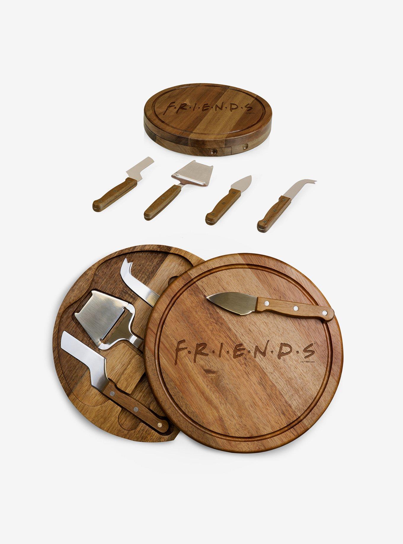 Friends Acacia Cheese Board & Tools Set, , alternate