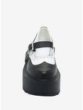 Black & White Platform Saddle Shoes, MULTI, alternate