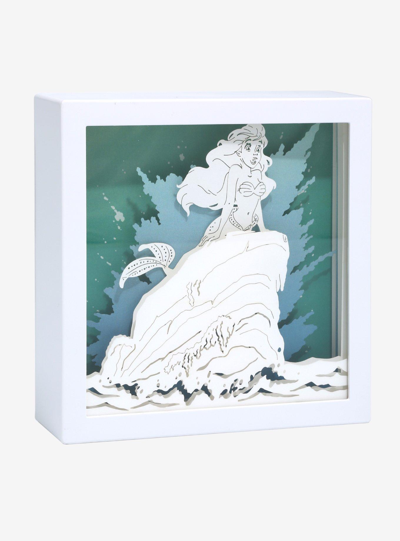 Disney The Little Mermaid Ariel on Rock Diorama Scene Light Box, , alternate