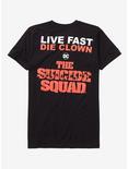 DC Comics The Suicide Squad Harley Quinn Live Fast Die Clown T-Shirt, BLACK, alternate