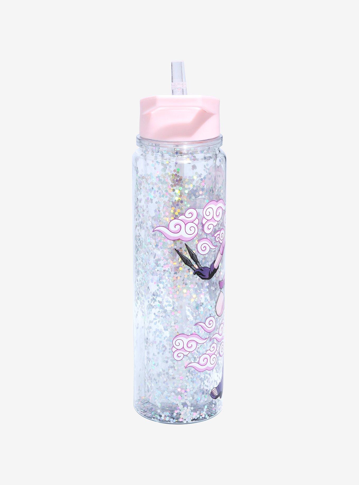 Naruto Shippuden Sakura Haruno Glitter Water Bottle, , alternate