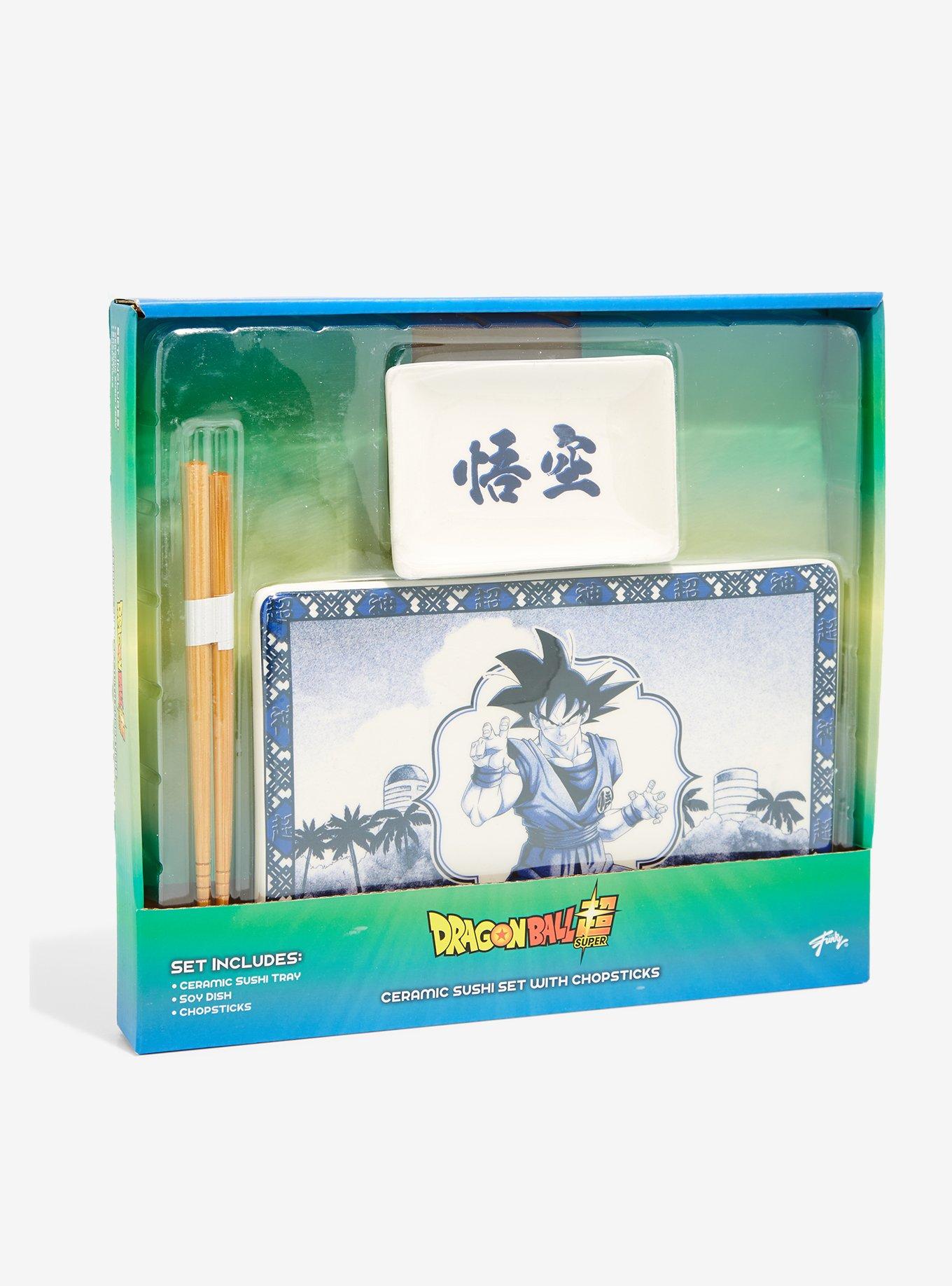 Dragon Ball Z Blue & White Goku Sushi Set, , alternate