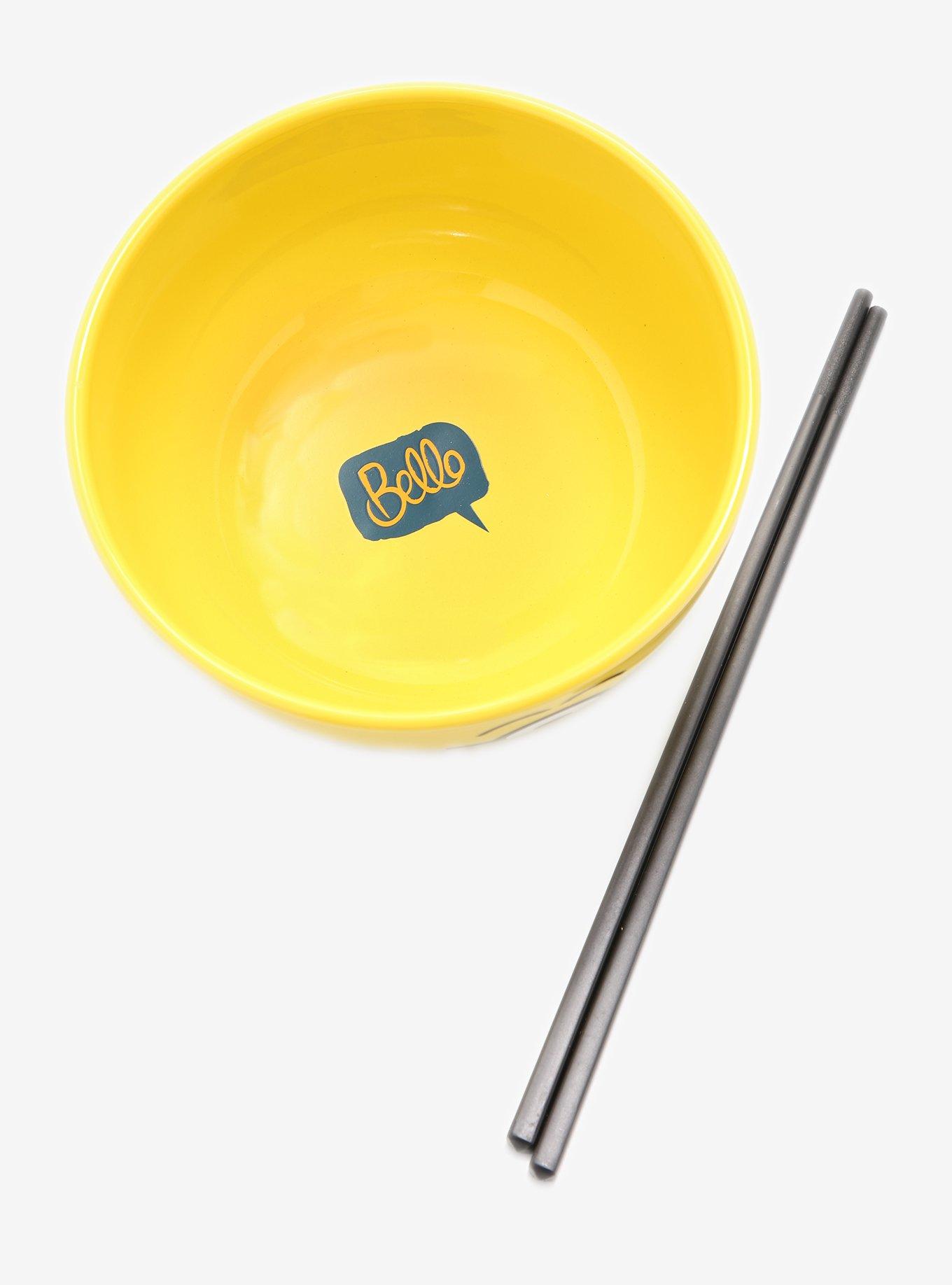 Despicable Me Minions Ramen Bowl with Chopsticks, , alternate