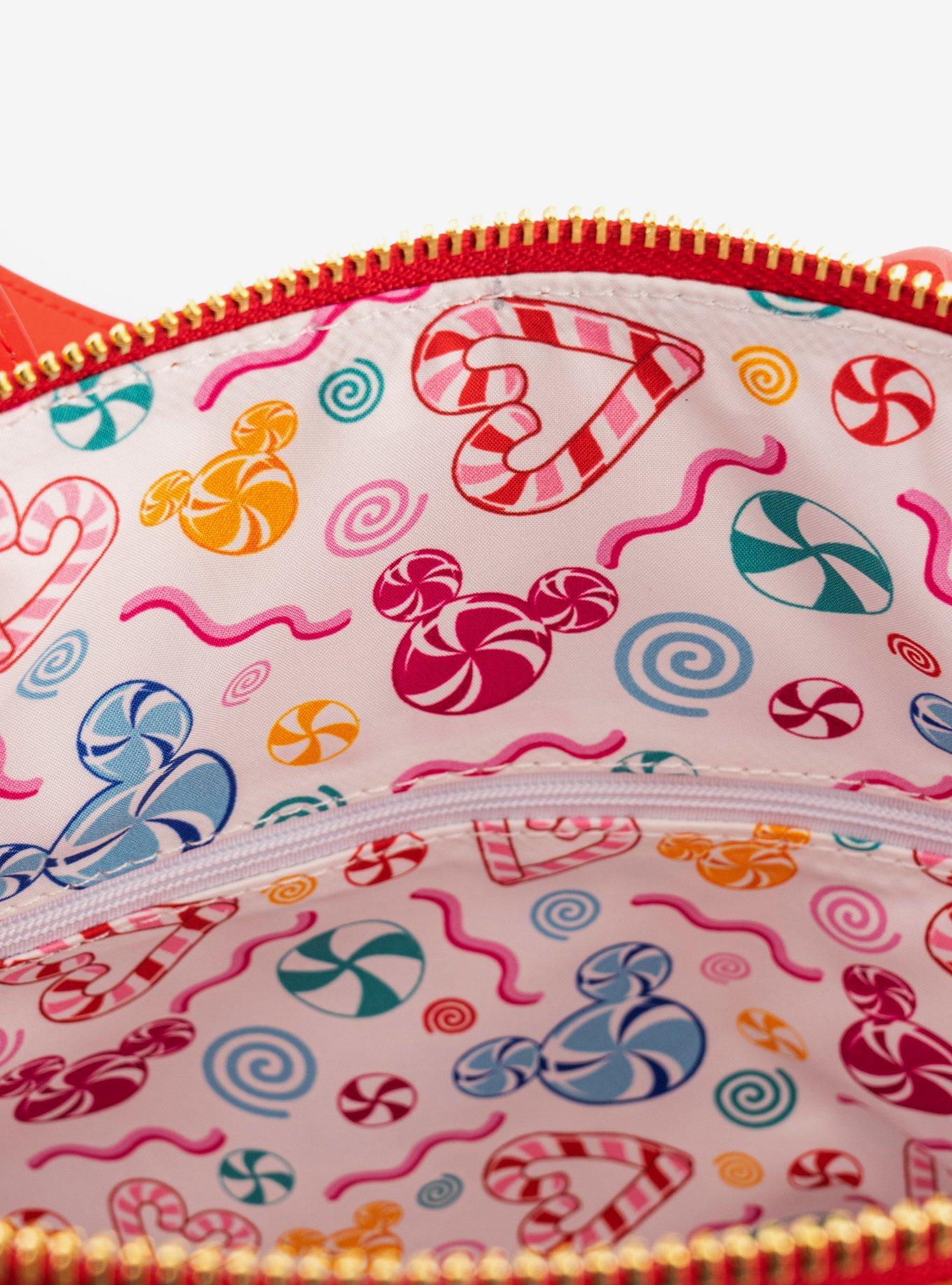 Loungefly Disney Mickey Mouse & Minnie Mouse Gingerbread Satchel Bag, , alternate