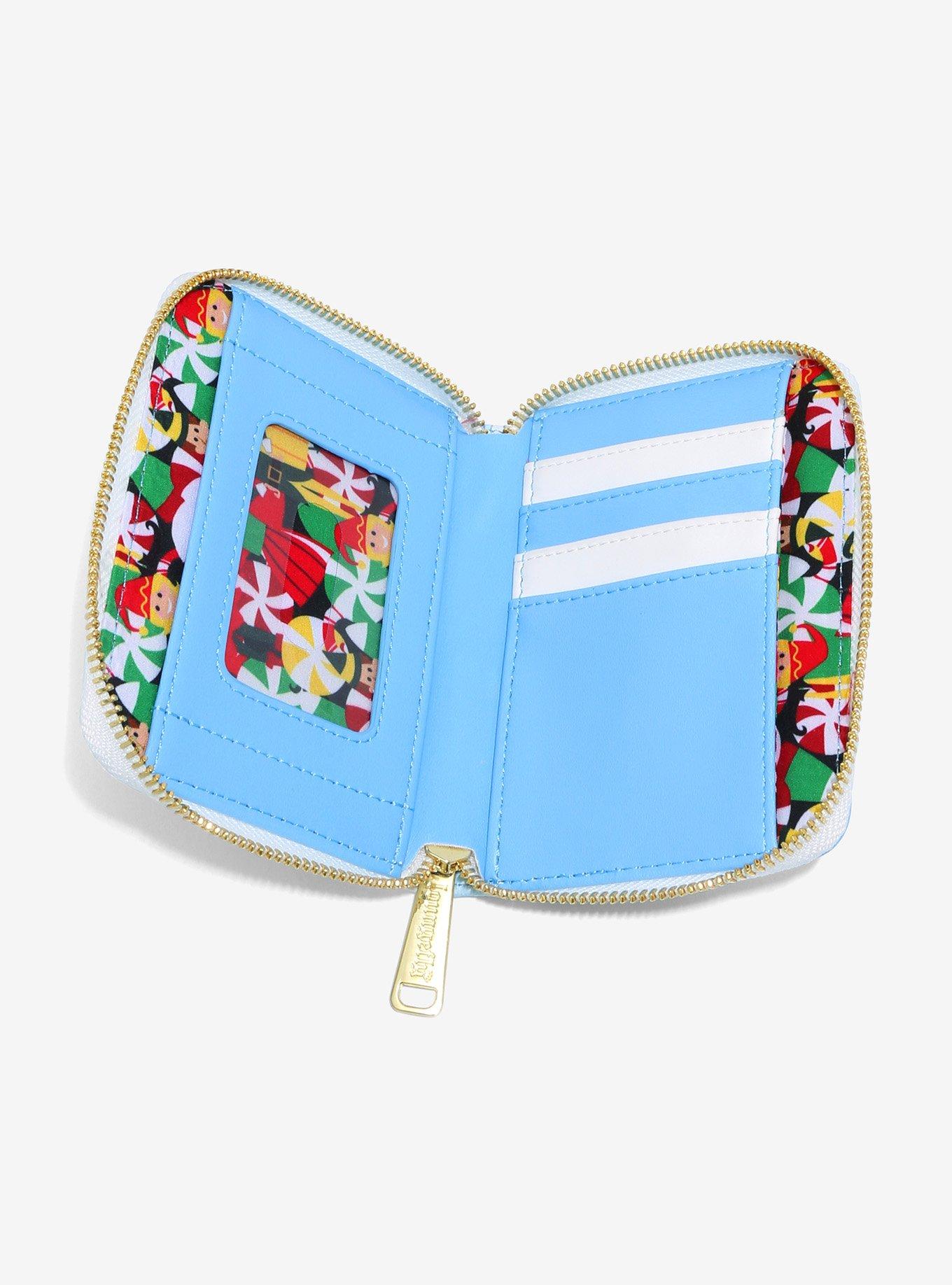 Loungefly Elf Buddy & Friends Cartoon Mini Zipper Wallet, , alternate