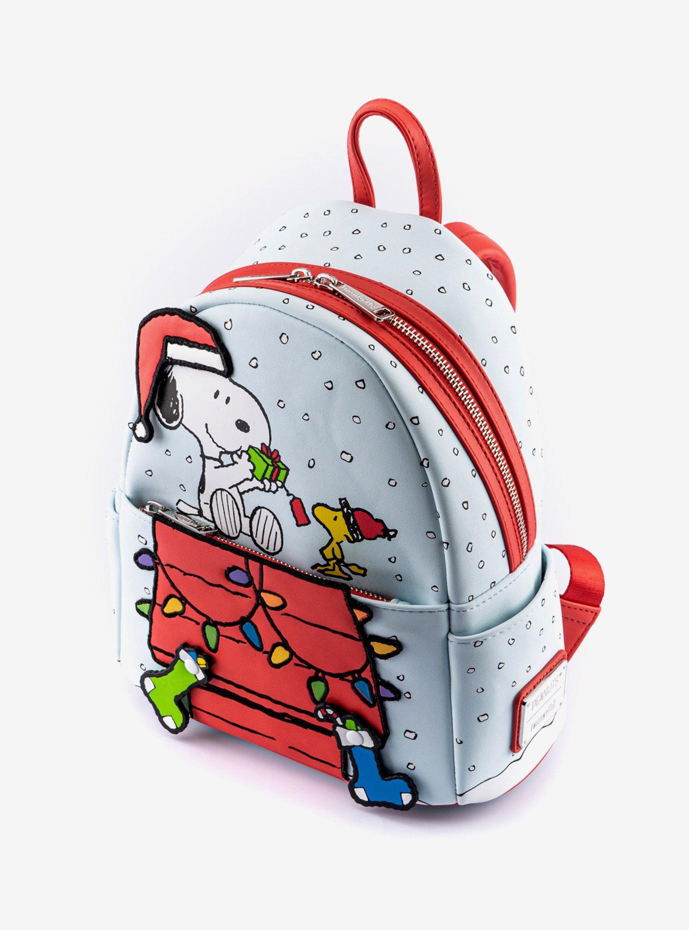 Loungefly Peanuts Snoopy & Woodstock Holiday Mini Backpack, , alternate