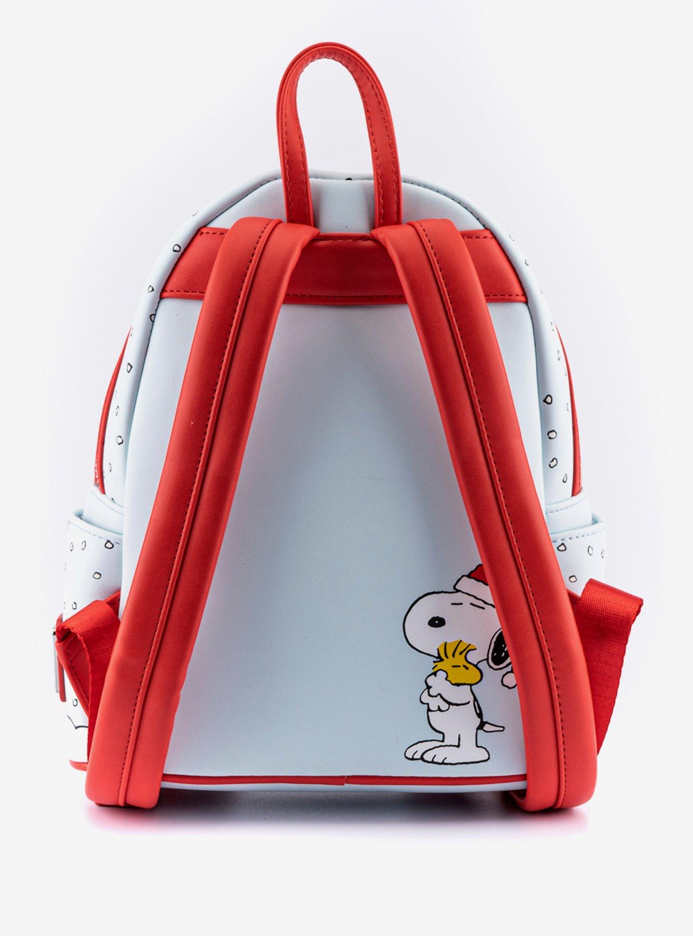 Loungefly Peanuts Snoopy & Woodstock Holiday Mini Backpack, , alternate