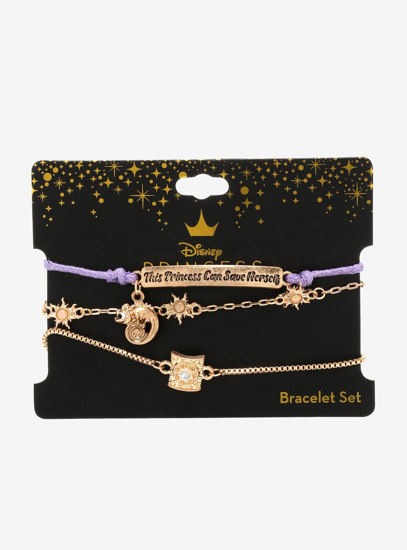 Disney Tangled This Princess Can Save Herself Bracelet Set - BoxLunch Exclusive, , alternate