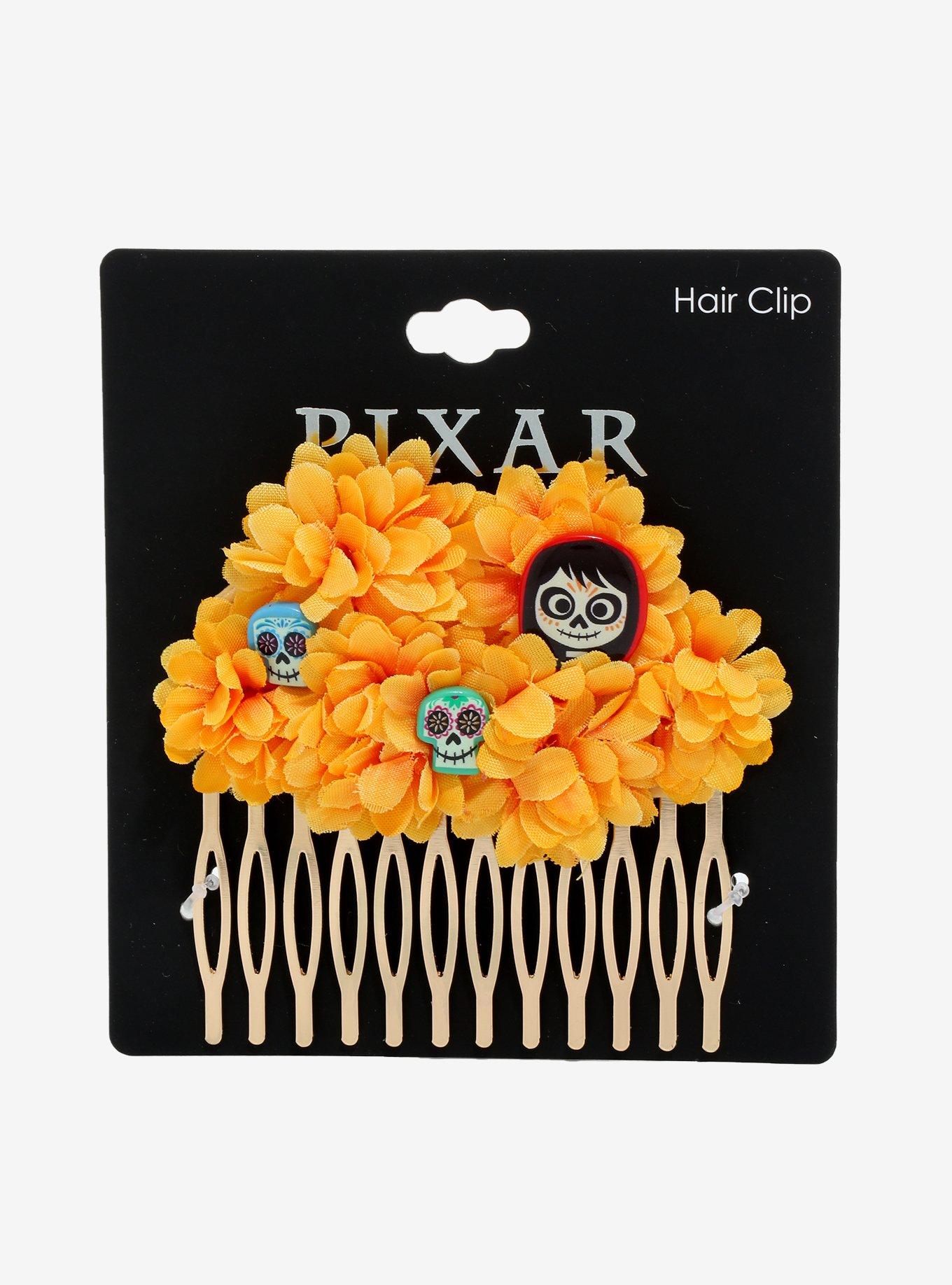 Disney Pixar Coco Marigold Flowers Hair Accessory - BoxLunch Exclusive, , alternate
