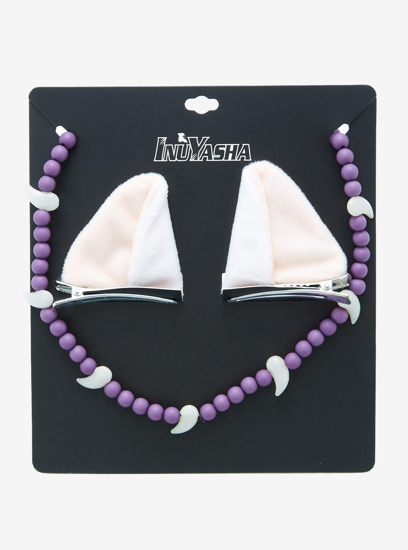InuYasha Ears Hair Clip & Necklace Set - BoxLunch Exclusive, , alternate