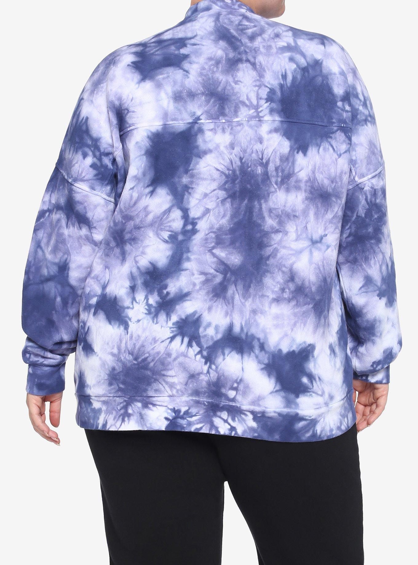 Disney Lilo & Stitch Weird But Cute Wash Mock Neck Sweatshirt Plus Size, MULTI, alternate