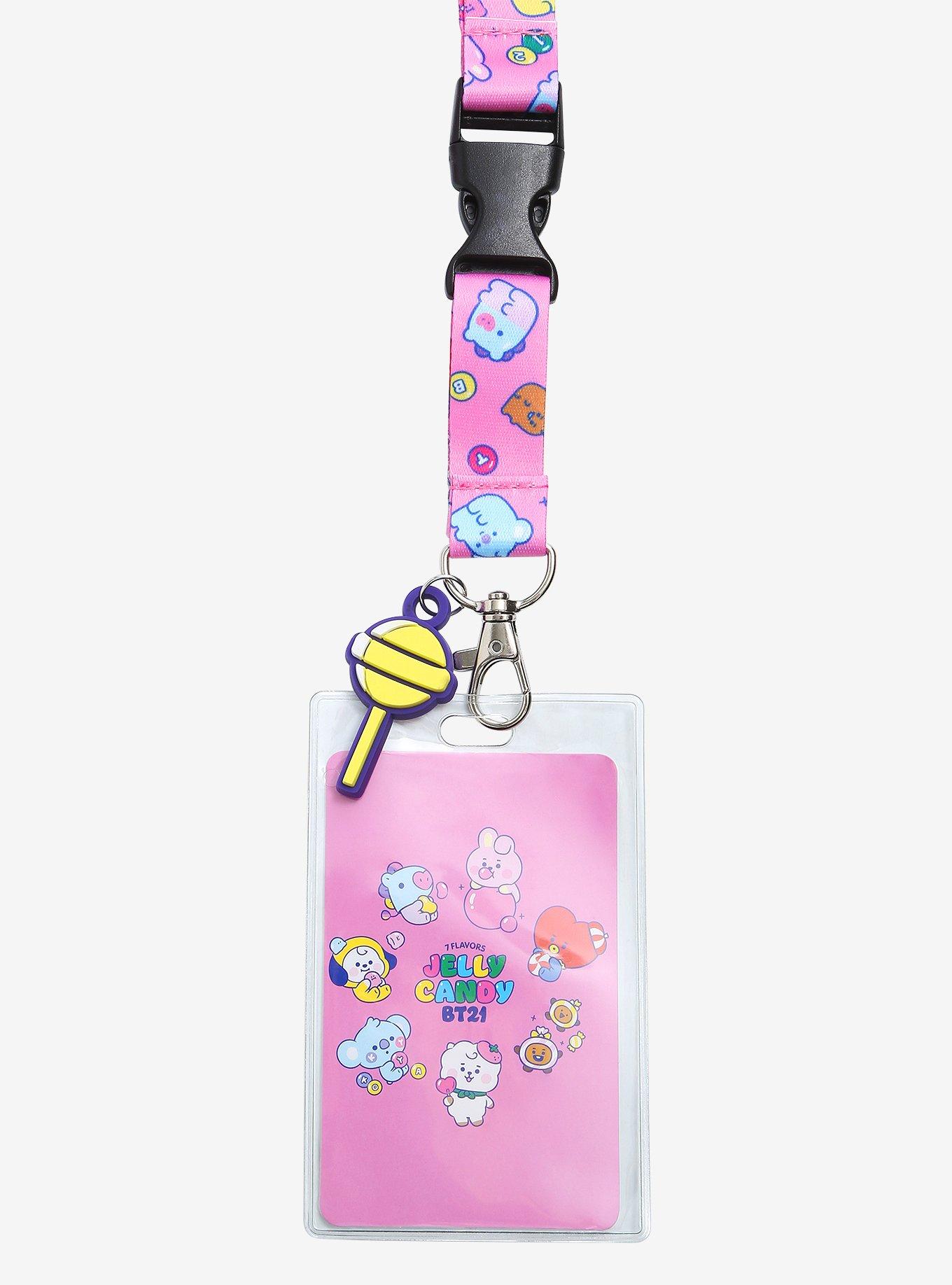 BT21 Pink Candy Lanyard, , alternate