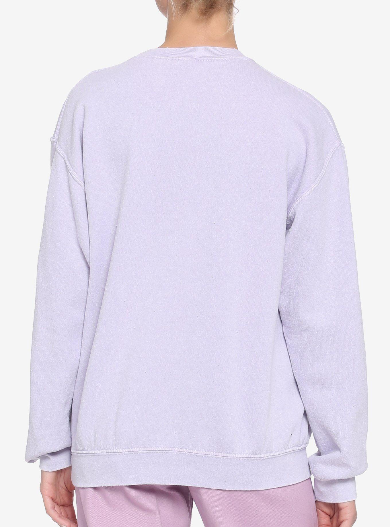 Disney The Princess And The Frog Lavender Girls Sweatshirt, MULTI, alternate