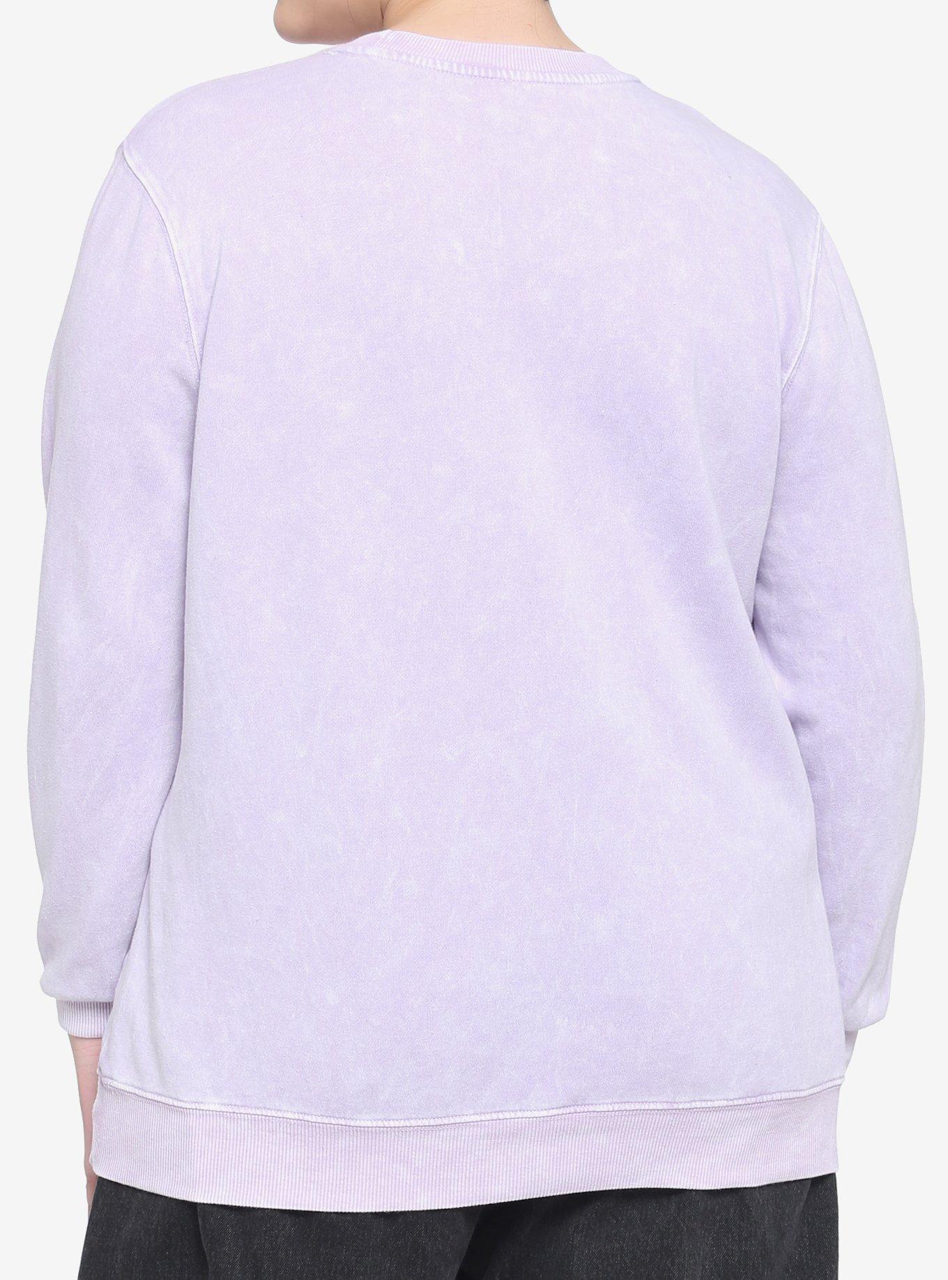 Disney The Princess And The Frog Lavender Girls Sweatshirt Plus Size, MULTI, alternate
