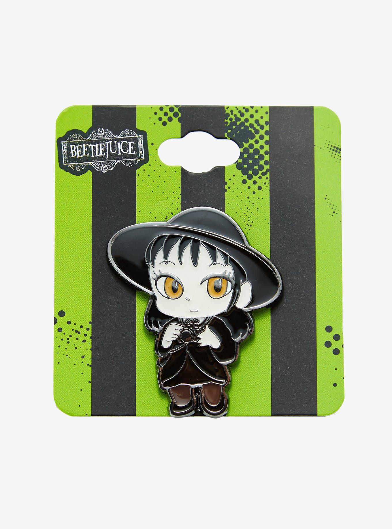 Beetlejuice Chibi Lydia Deetz Enamel Pin - BoxLunch Exclusive, , alternate