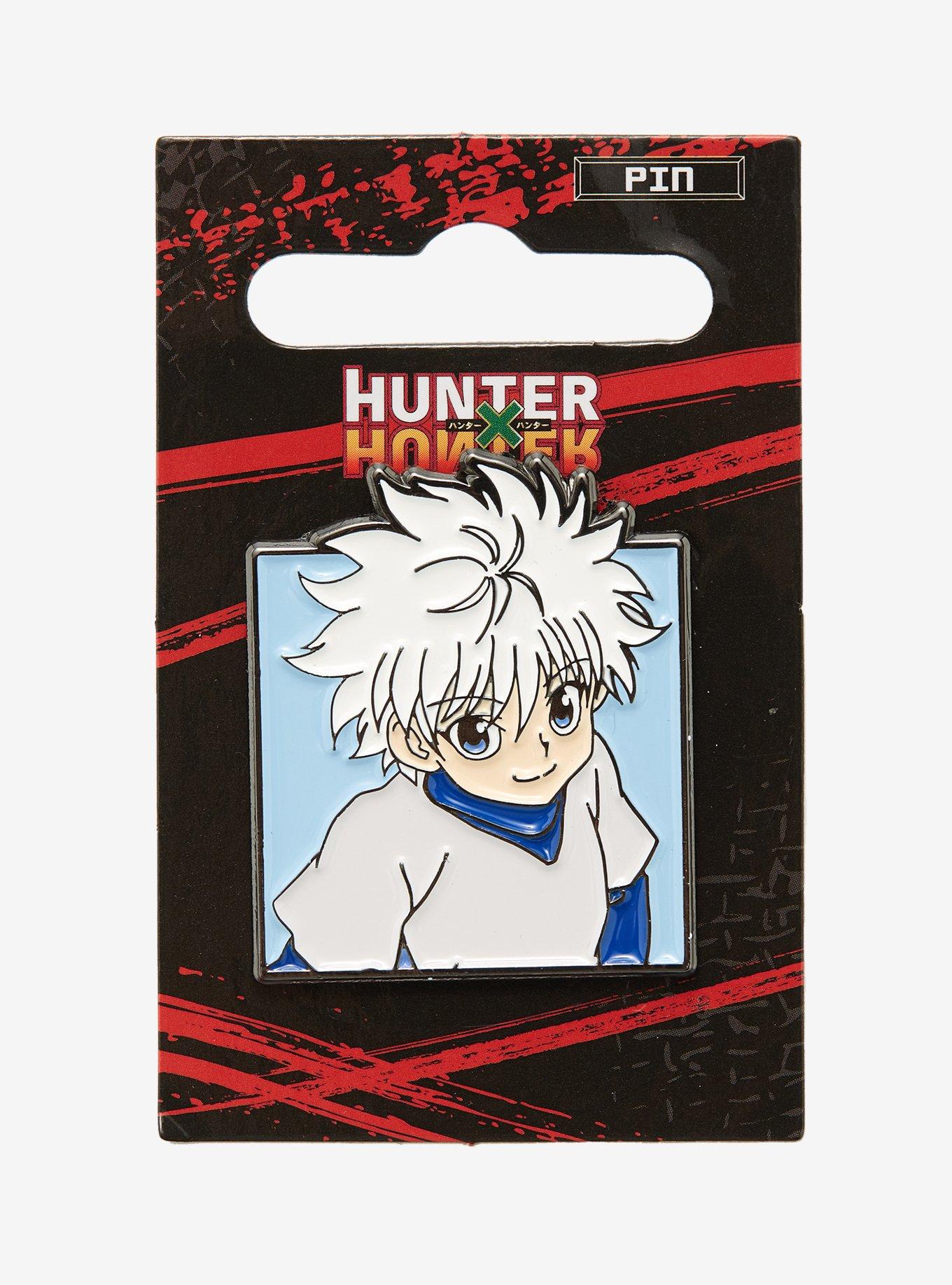 Hunter x Hunter Killua Zoldyck Portrait Enamel Pin - BoxLunch Exclusive, , alternate