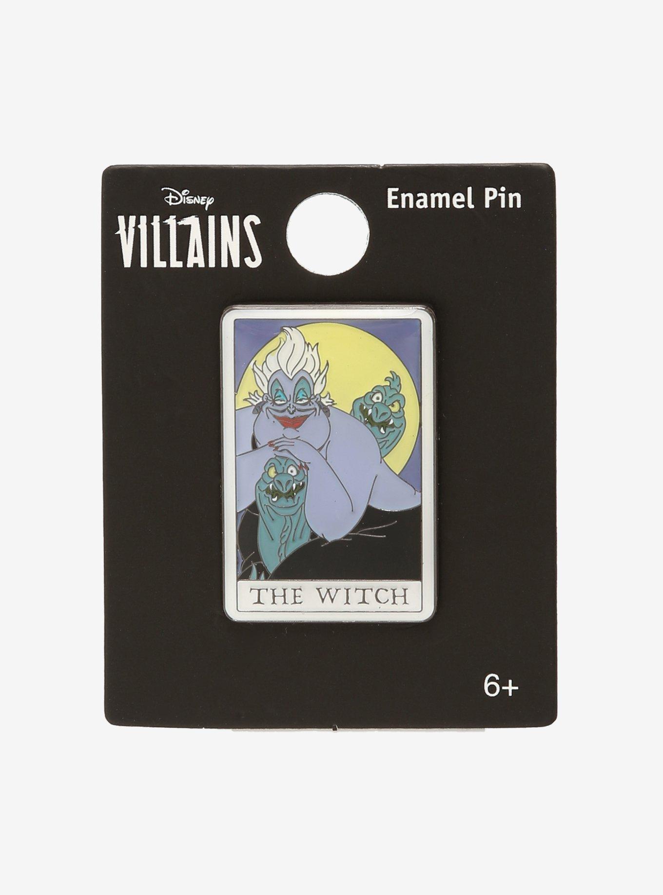 Disney The Little Mermaid Ursula The Witch Tarot Enamel Pin - BoxLunch Exclusive, , alternate
