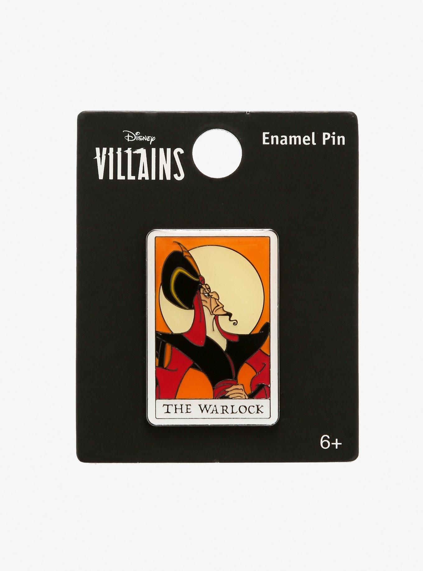 Loungefly Disney Aladdin Jafar The Warlock Tarot Enamel Pin - BoxLunch Exclusive, , alternate