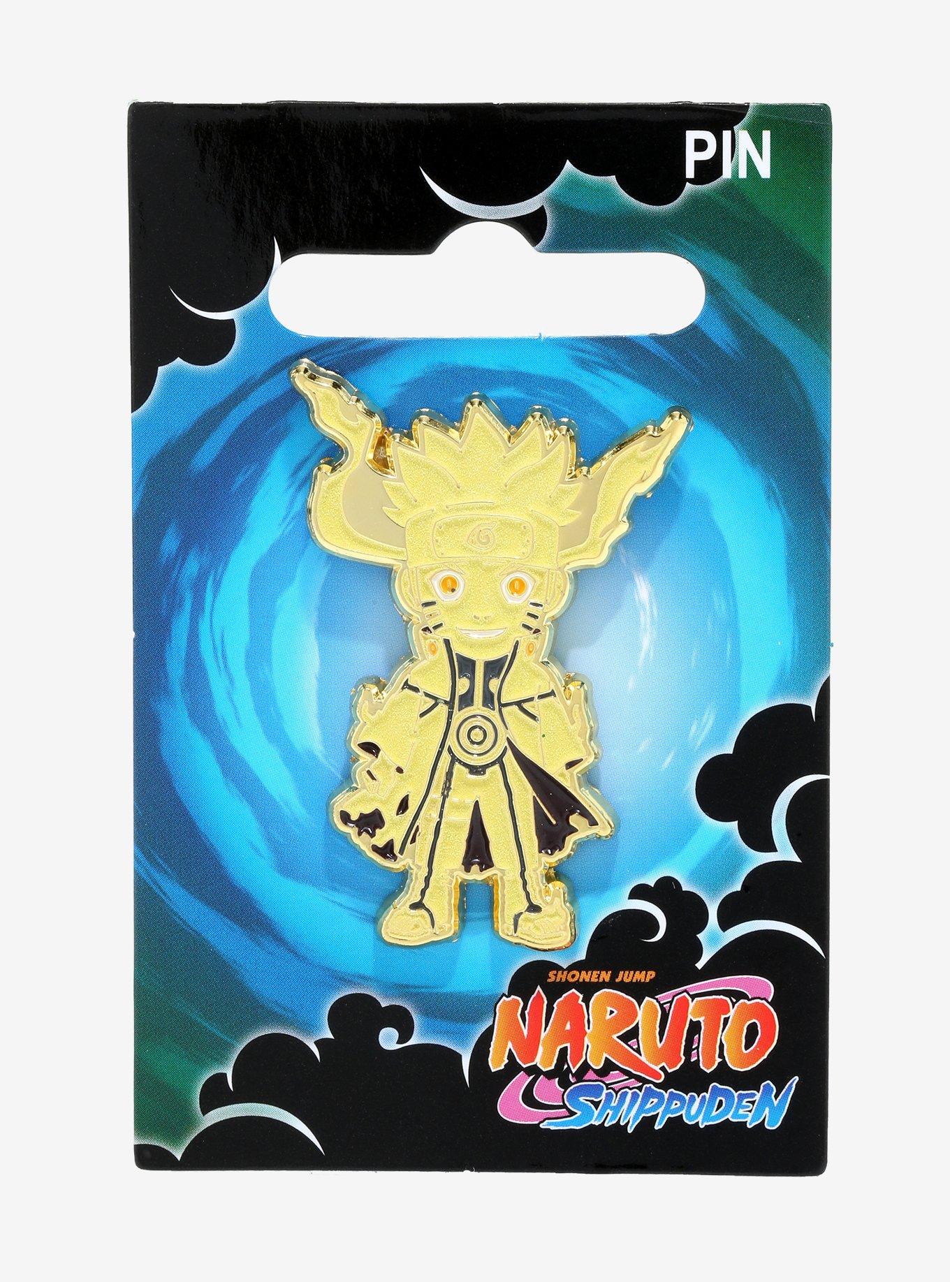 Naruto Shippuden Chibi Naruto Six Paths Sage Mode Glow-in-the-Dark Enamel Pin - BoxLunch Exclusive, , alternate
