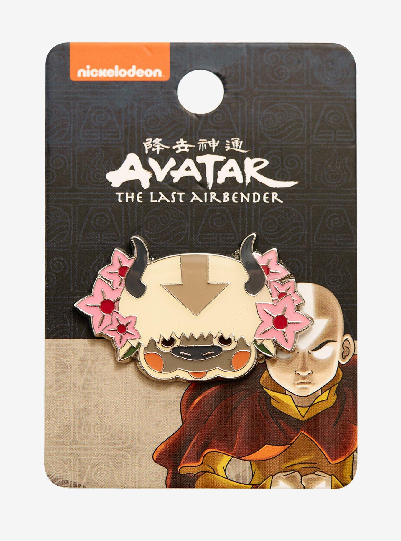 Avatar: The Last Airbender Appa Floral Enamel Pin - BoxLunch Exclusive, , alternate