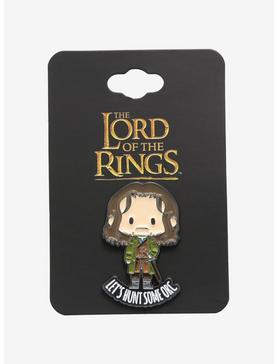 The Lord of the Rings Aragon Chibi Enamel Pin - BoxLunch Exclusive, , hi-res
