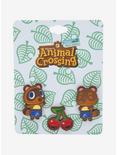 Nintendo Animal Crossing: New Horizons Timmy & Tommy Cherries Enamel Pin Set - BoxLunch Exclusive, , alternate