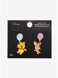 Loungefly Disney Winnie the Pooh Chibi Pooh & Piglet with Balloons Enamel Pin Set - BoxLunch Exclusive, , alternate