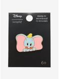 Loungefly Disney Dumbo Chibi Dumbo Enamel Pin - BoxLunch Exclusive, , alternate