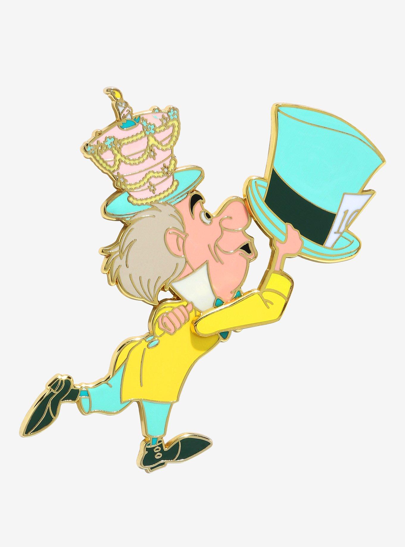 Loungefly Disney Alice in Wonderland Mad Hatter with Cake Limited Edition Enamel Pin - BoxLunch Exclusive, , alternate