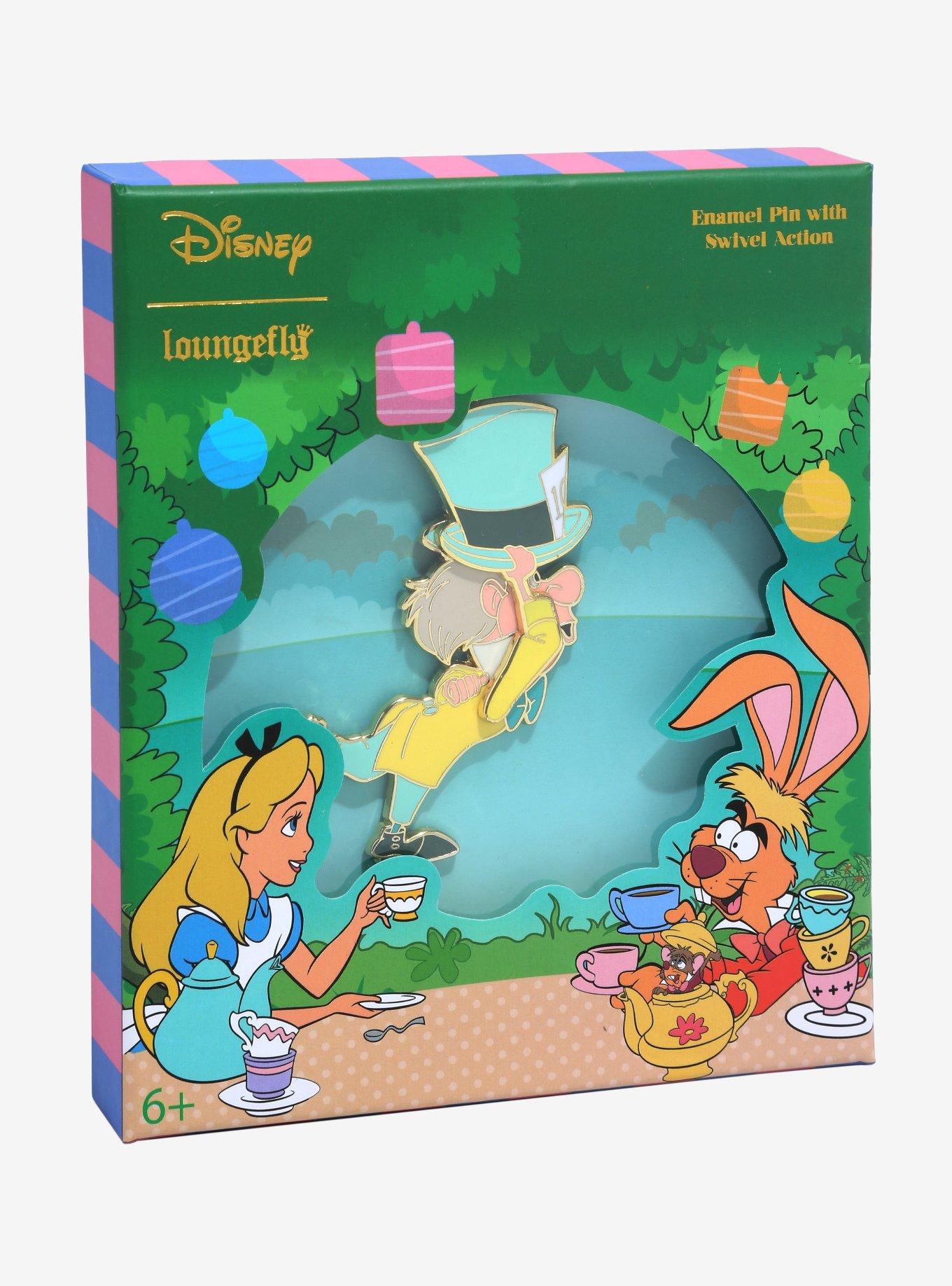 Loungefly Disney Alice in Wonderland Mad Hatter with Cake Limited Edition Enamel Pin - BoxLunch Exclusive, , alternate