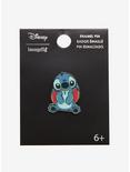 Loungefly Disney Lilo & Stitch Sitting Stitch Enamel Pin - BoxLunch Exclusive, , alternate