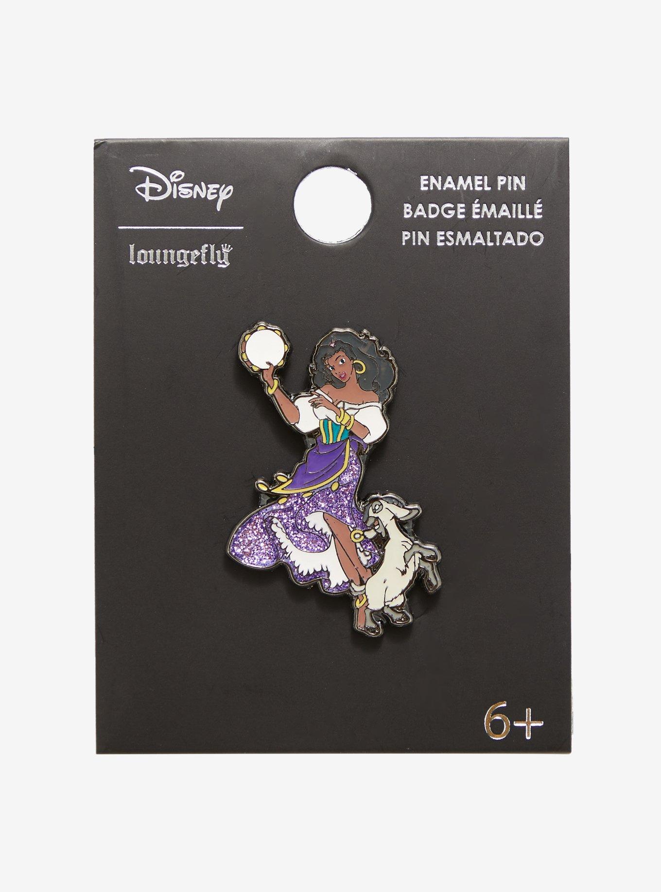Loungefly Disney The Hunchback of Notre Dame Esmeralda & Djali Enamel Pin - BoxLunch Exclusive, , alternate