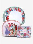Disney Princesses Floral Cosmetic Bag Set - BoxLunch Exclusive, , alternate