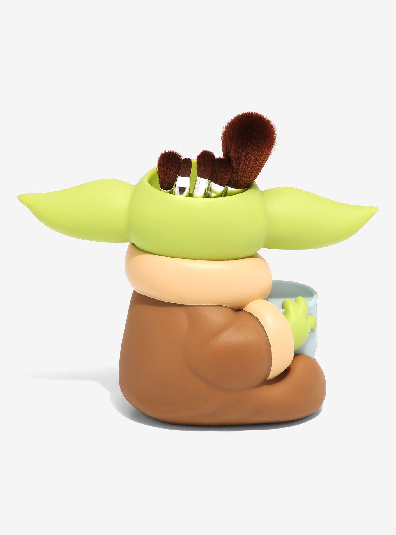 Loungefly Star Wars The Mandalorian The Child with Mug Makeup Brush Set & Holder - BoxLunch Exclusive, , alternate