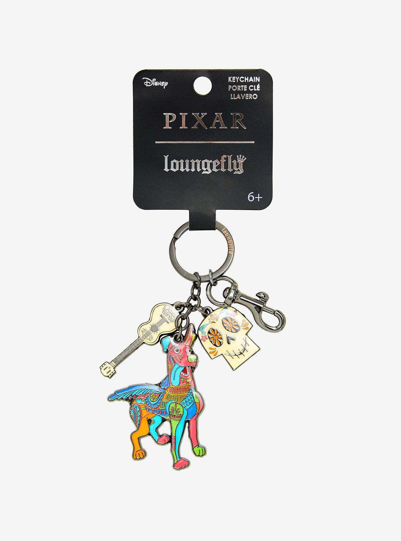 Loungefly Disney Pixar Coco Dante Multi-Charm Keychain - BoxLunch Exclusive, , alternate