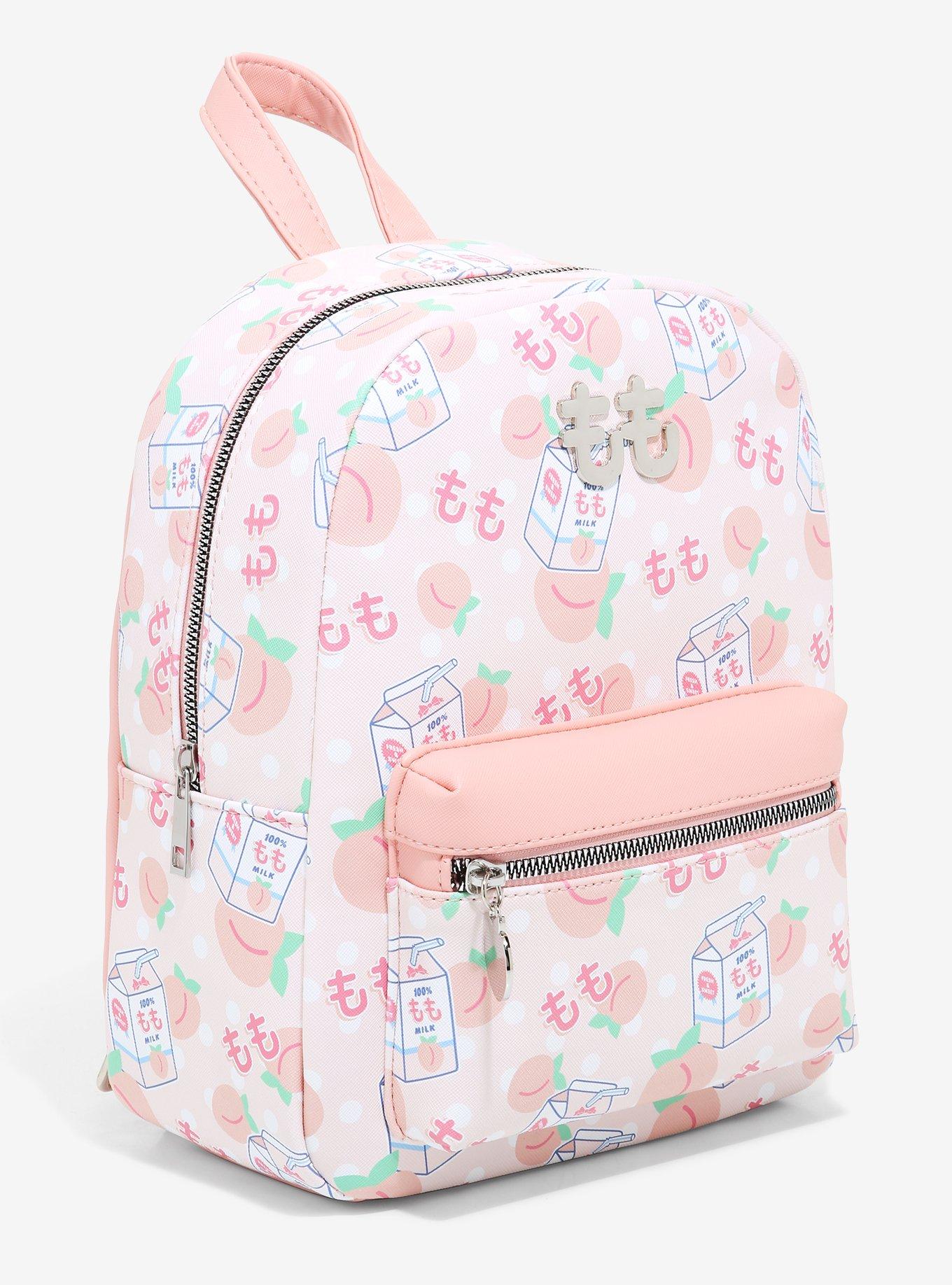 Pastel Peach Milk Mini Backpack, , alternate