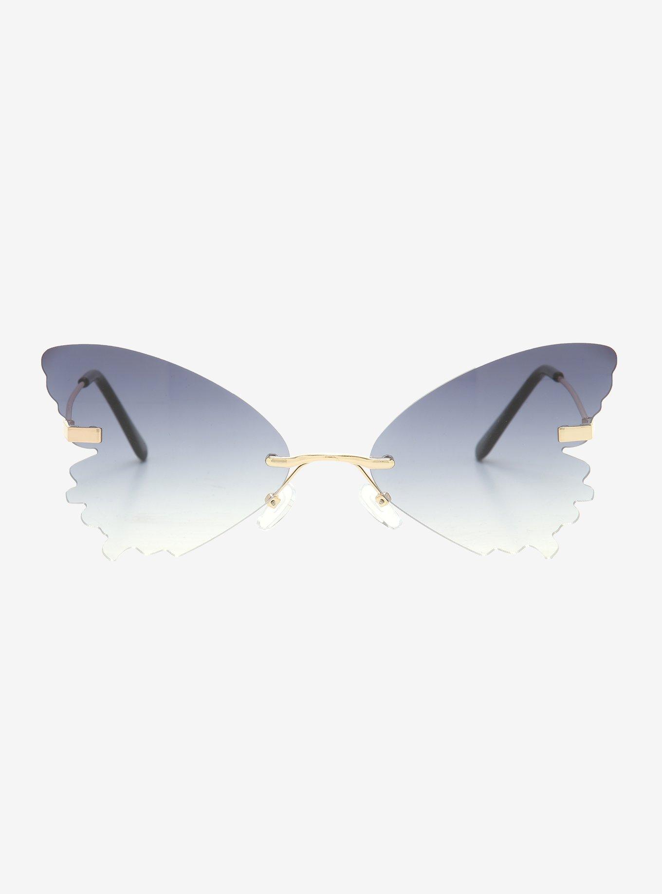 Black Butterfly Sunglasses, , alternate