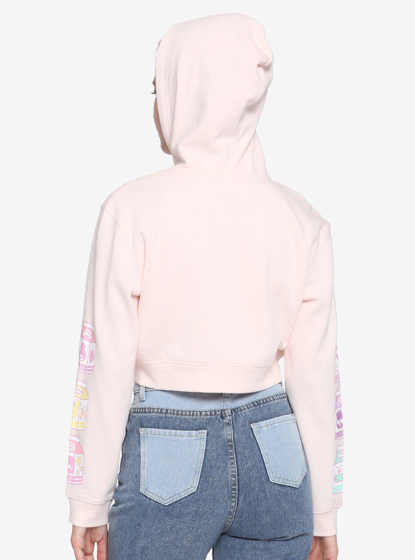 Hello Kitty Pastel Milk Bar Crop Hoodie, MULTI, alternate