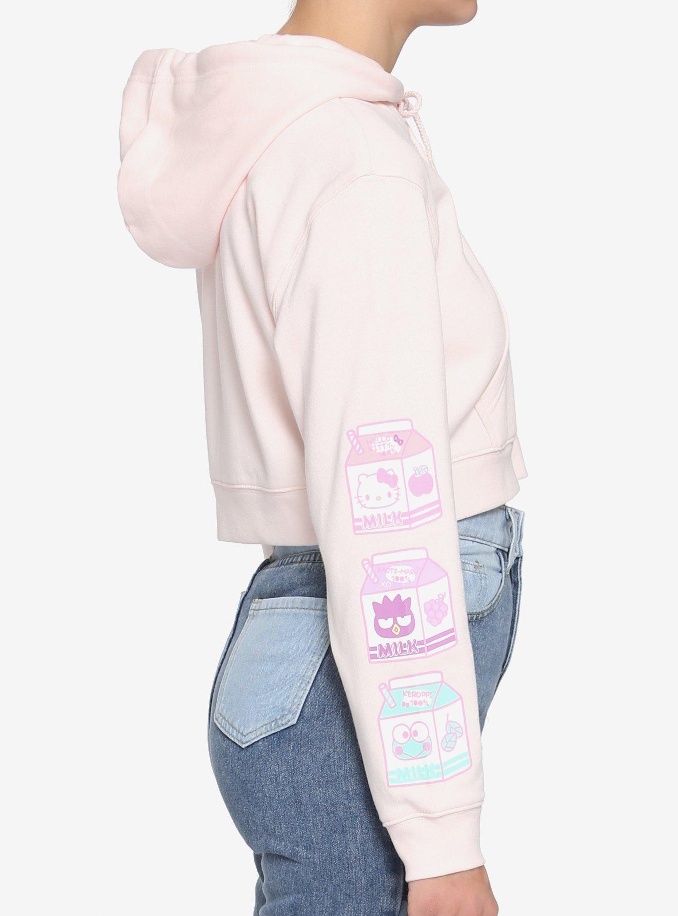Hello Kitty Pastel Milk Bar Crop Hoodie, MULTI, alternate