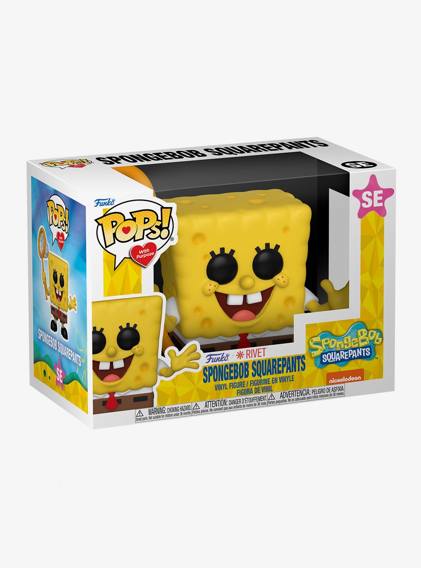 Funko Pops! With Purpose SpongeBob Squarepants SpongeBob with Jellyfishing Net Vinyl Figure, , alternate