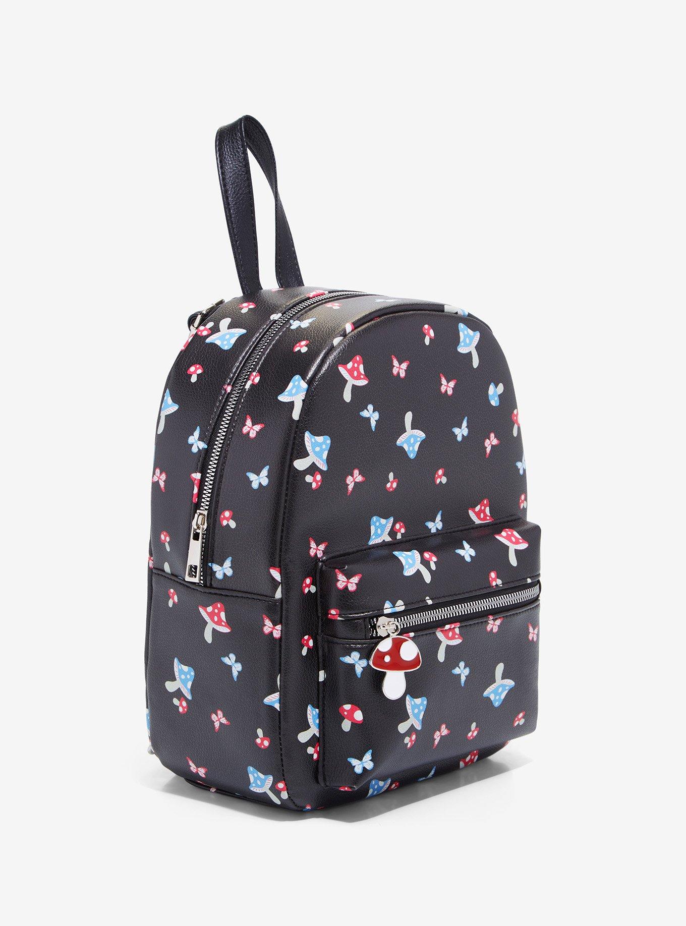 Mushrooms & Butterflies Mini Backpack, , alternate