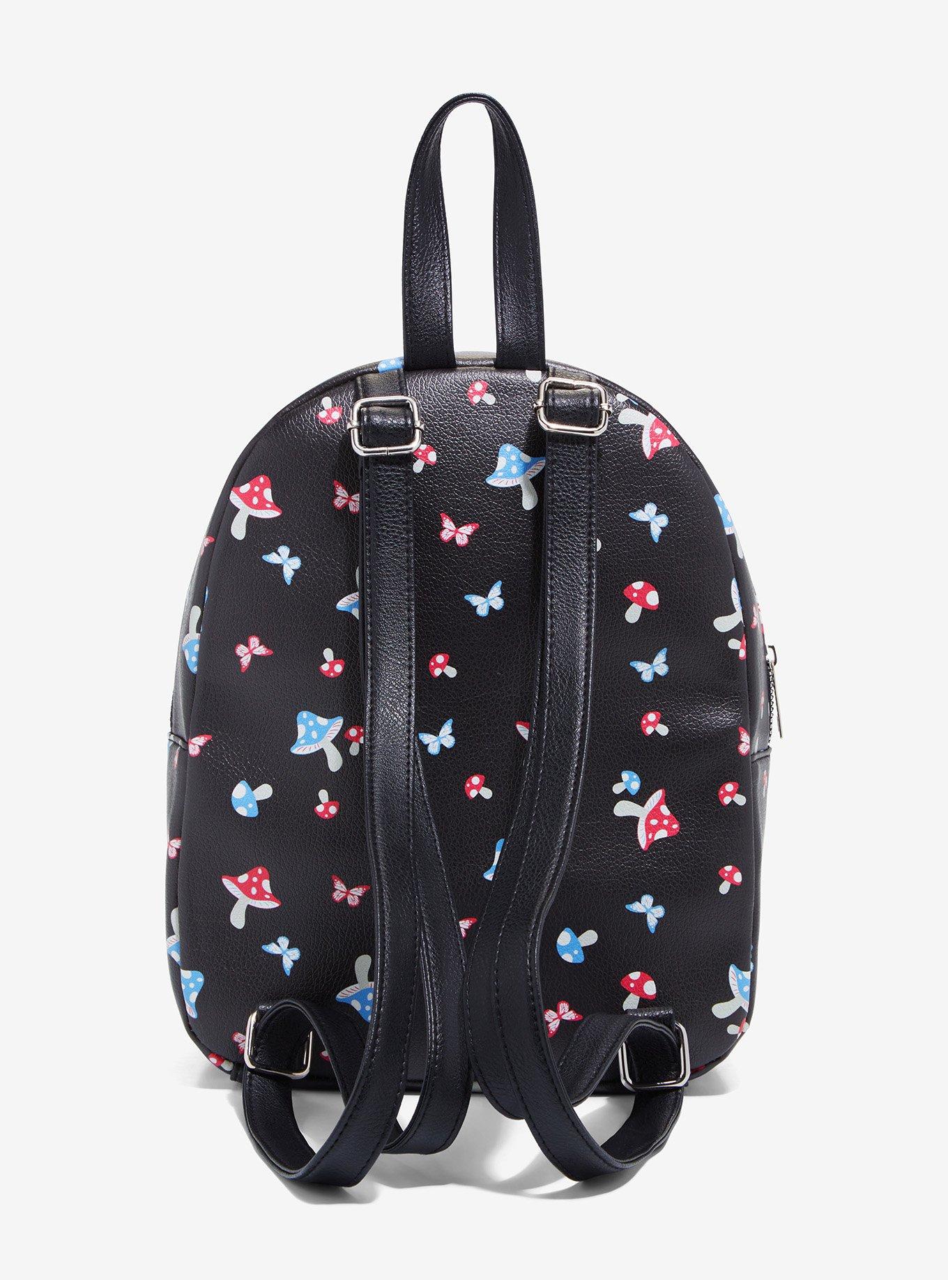 Mushrooms & Butterflies Mini Backpack, , alternate