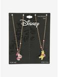 Disney Winnie The Pooh Piglet & Pooh Bear Strawberry Best Friend Necklace Set, , alternate