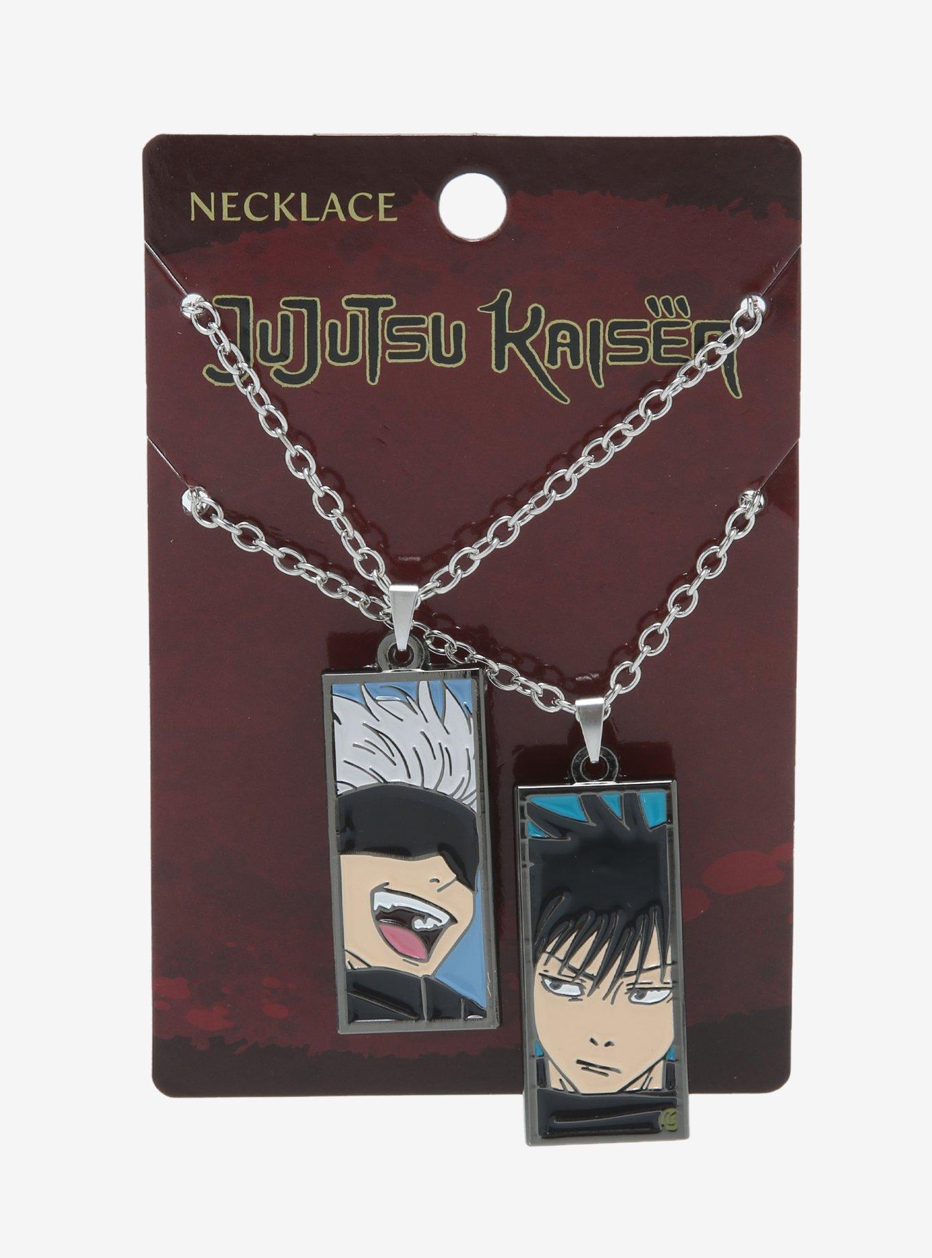 Jujutsu Kaisen Gojo & Megumi Best Friend Necklace Set, , alternate