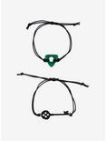 Coraline Key & Seeing Stone Best Friend Cord Bracelet Set, , alternate